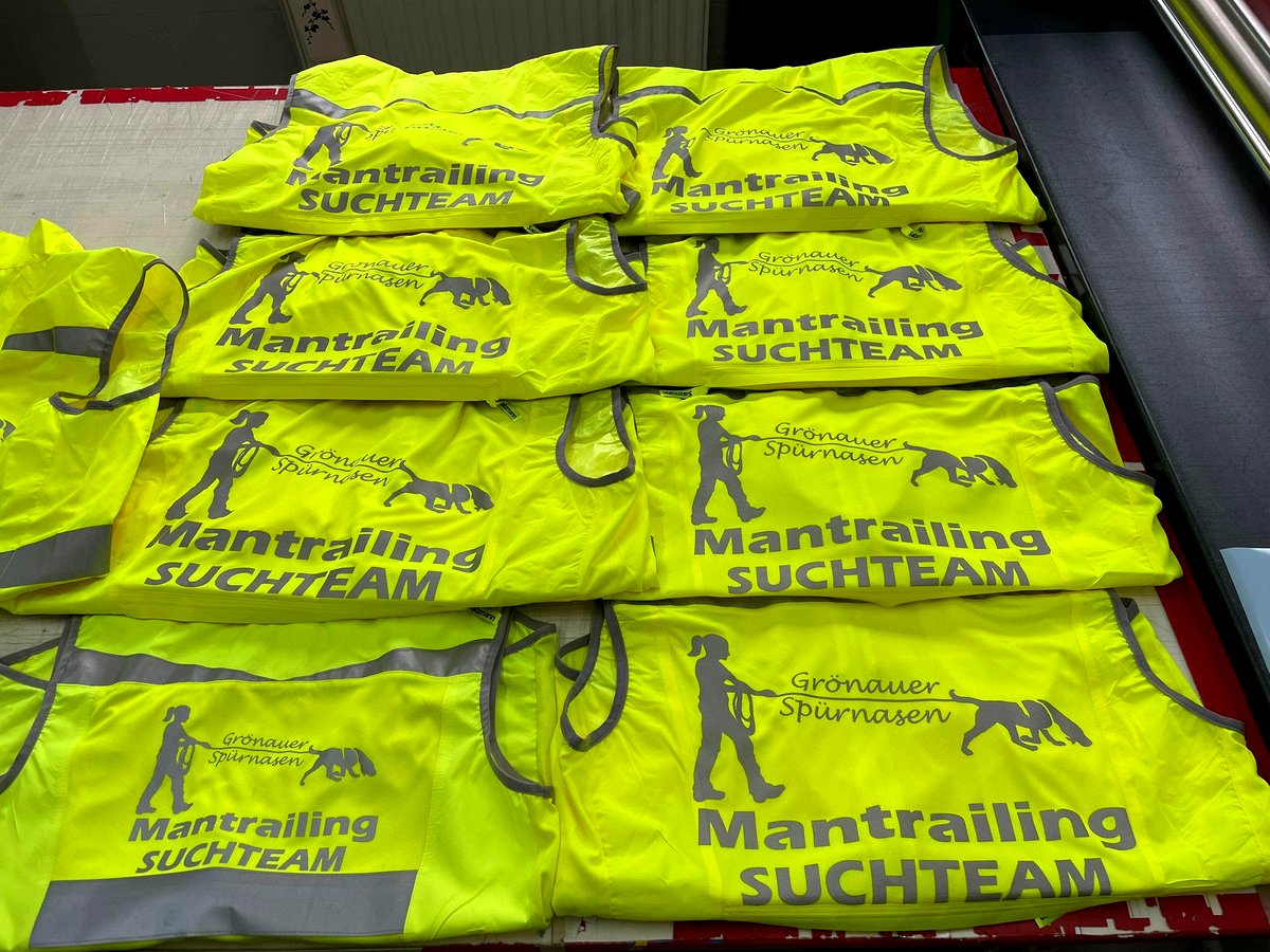 Textildruck Mantrailing Westen